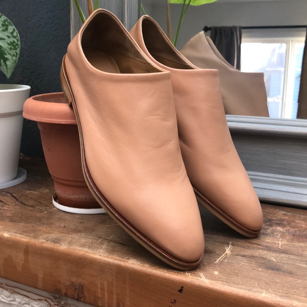 NWOT Everlane Modern Babo Mule Flats Made in Italy Pink Blush